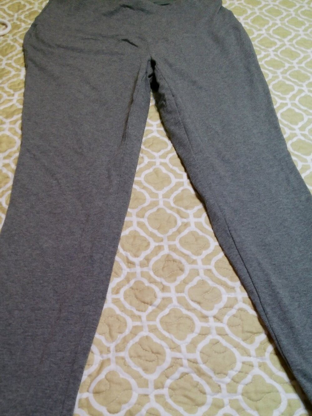 CHICO LEGGINGS SIZE O GRAY GOOD CONDITION